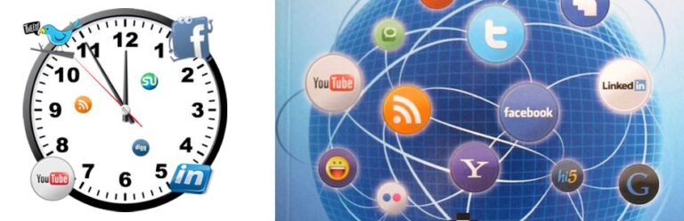 El horario de las publicaciones en redes sociales
