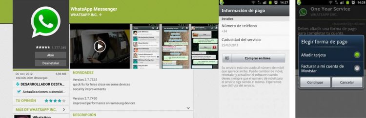 WhatsApp empezará a ser de pago para los usuarios de Android